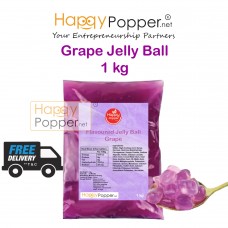 Jelly Ball 1kg Grape ( 20/Ctn ) BT-PL016 葡萄寒天晶球1公斤