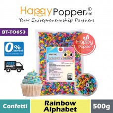 Confetti - Rainbow Alphabet 500g (20pkt/ctn) BT-TO053 - 彩虹字母彩屑 500克 Confetti - Rainbow Alphabet 500g (20pkt/ctn) BT-TO053 - 彩虹字母彩屑 500克