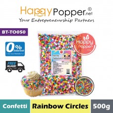 Confetti - Rainbow Circles 500g (20pkt/ctn) BT-TO050 - 彩虹圈彩屑 500克 Confetti - Rainbow Circles 500g (20pkt/ctn) BT-TO050 - 彩虹圈彩屑 500克