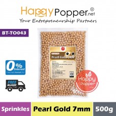Sprinkles - Pearl Gold 7mm 500g (30pkt/ctn) BT-TO043 - 珍珠金糖珠 7毫米 500克