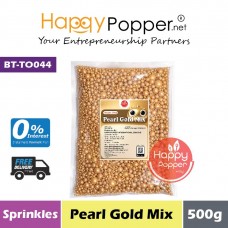 Sprinkles - Pearl Gold Mix 500g (30pkt/ctn) BT-TO044 - 珍珠金糖珠 混合大小 500克
