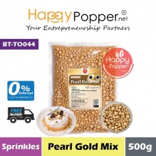 Sprinkles - Pearl Gold Mix 500g (30pkt/ctn) BT-TO044 - 珍珠金糖珠 混合大小 500克