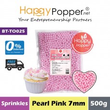 Sprinkles - Pearl Pink 7mm 500g (30pkt/ctn) BT-TO025 - 珍珠粉糖珠 7毫米 500克 Sprinkles - Pearl Pink 7mm 500g (30pkt/ctn) BT-TO025 - 珍珠粉糖珠 7毫米 500克