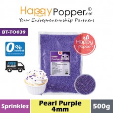 Sprinkles - Pearl Purple 4mm 500g (30pkt/ctn) BT-TO039 - 珍珠紫糖珠  4毫米 500克
