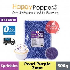 Sprinkles - Pearl Purple 7mm 500g (30pkt/ctn) BT-TO040 - 珍珠紫糖珠 7毫米 500克 Sprinkles - Pearl Purple 7mm 500g (30pkt/ctn) BT-TO040 - 珍珠紫糖珠 7毫米 500克