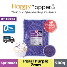 Sprinkles - Pearl Purple 7mm 500g (30pkt/ctn) BT-TO040 - 珍珠紫糖珠  7毫米 500克