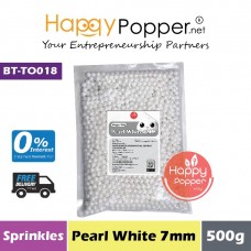 Sprinkles - Pearl White 7mm 500g (30pkt/ctn) BT-TO018 - 珍珠白糖珠 7毫米 500克