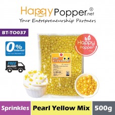 Sprinkles - Pearl Yellow Mix 500g (30pkt/ctn) BT-TO032 - 珍珠黄糖珠 混合 500克 Sprinkles - Pearl Yellow Mix 500g (30pkt/ctn) BT-TO032 - 珍珠黄糖珠 混合 500克