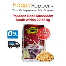 Popcorn Seed Kernel Mushroom Africa 22.68 kg 蘑菇球形爆米花籽粒22.68公斤
