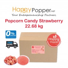 Popcorn Candy Strawberry 22.68kg PC-I0029 草莓爆米花专用糖22.68公斤