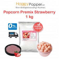 Popcorn Coating Powder Premix Strawberry 1 kg ( 20/Ctn ) BT-P0005 草莓味爆米花预拌粉1公斤
