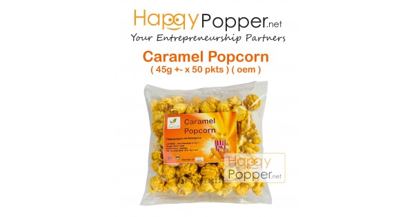 Popcorn Ready Made 45g +- x 50 pkts PC-R0014 现成焦糖爆米花小包装