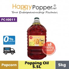 Popping Oil 5 kg / 5.5 Liter PC-I0011 爆米花专用油5公斤
