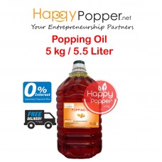 Popping Oil 5 kg / 5.5 Liter PC-I0011 爆米花专用油5公斤