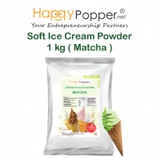 Soft Ice Cream Powder 1 kg ( Matcha ) ( 20/Ctn )  IC-P0005 抹茶口味软质冰淇淋粉1公斤