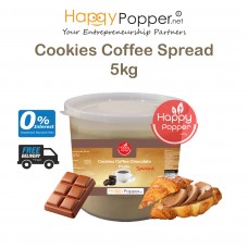 Cookies Coffee Chocolate Spread 5kg (4 DRUM/CTN) WF-I0078 饼干咖啡巧克力抹酱5公斤