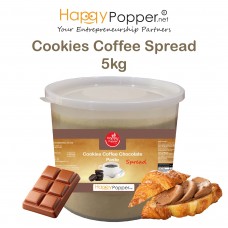 Cookies Coffee Chocolate Spread 5kg (4 DRUM/CTN) WF-I0078 饼干咖啡巧克力抹酱5公斤