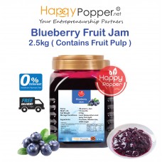 Blueberry Fruit Jam 2.5kg ( Contains Fruit Pulp ) ( 6 Btl/Ctn ) WF-I0061 蓝莓果酱2.5公斤 ( 含果肉 )
