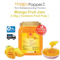 Mango Fruit Jam 2.5kg ( Contains Fruit Pulp ) ( 6 Btl/Ctn ) WF-I0063 芒果果酱2.5公斤 ( 含果肉 ) 
