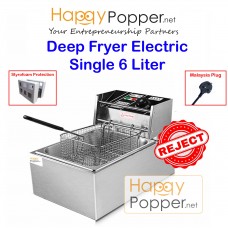 DF-M0004(R)  Deep Fryer 6 Liter Single Tank ( Electric ) 6升单缸电热炸炉