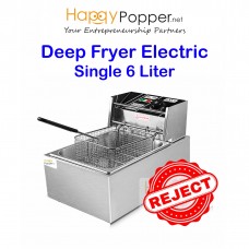DF-M0004(R)2 Deep Fryer 6 Liter Single Tank ( Electric ) ( Reject ) 6升单缸电热炸炉
