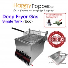 DF-M0014 (R) Deep Fryer 6 Liter Single Tank ( Gas ) ( Eco ) 6升单缸燃气炸炉