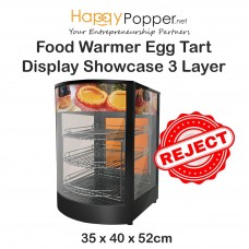 Food Warmer Egg Tart Display Showcase 3 Decks FW-M0017(R) 蛋挞保温展示柜三层