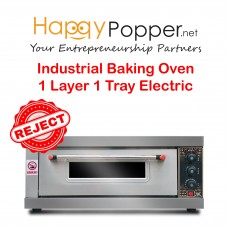OV-M0002(R) Industrial Baking Oven 1 Deck 1 Tray ( Electric ) ( Include Timer ) OV-M0002 电热烤箱1层1盘