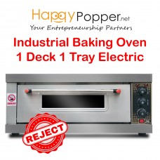 OV-M0002(R) Industrial Baking Oven 1 Deck 1 Tray ( Electric ) ( Include Timer ) OV-M0002 电热烤箱1层1盘