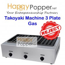 Takoyaki Machine ( Gas ) 3 Plate TK-M0001(R) 燃气章鱼小丸子机三板
