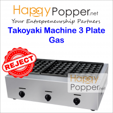 Takoyaki Maker Machine Gas ( 3 Plate ) ( Reject Stock )
