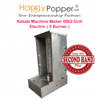 2ND-0054 Kebab Machine Maker BBQ Grill Electric ( 3 Burner ) 