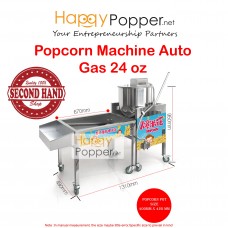 2ND-0140 Popcorn Machine Auto with Stand 24oz ( Gas ) 燃气爆米花机24安士