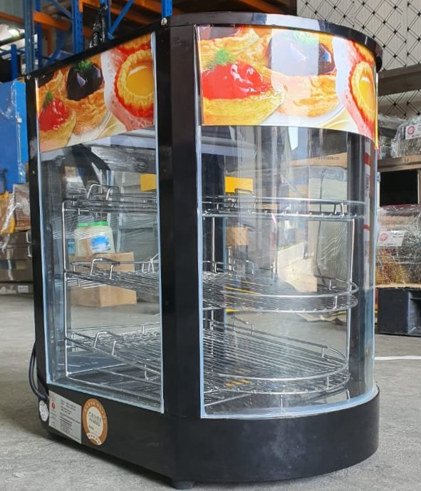 Food Warmer Egg Tart Display Showcase 3 Decks FW-M0017(R) 蛋挞保温展示柜三层