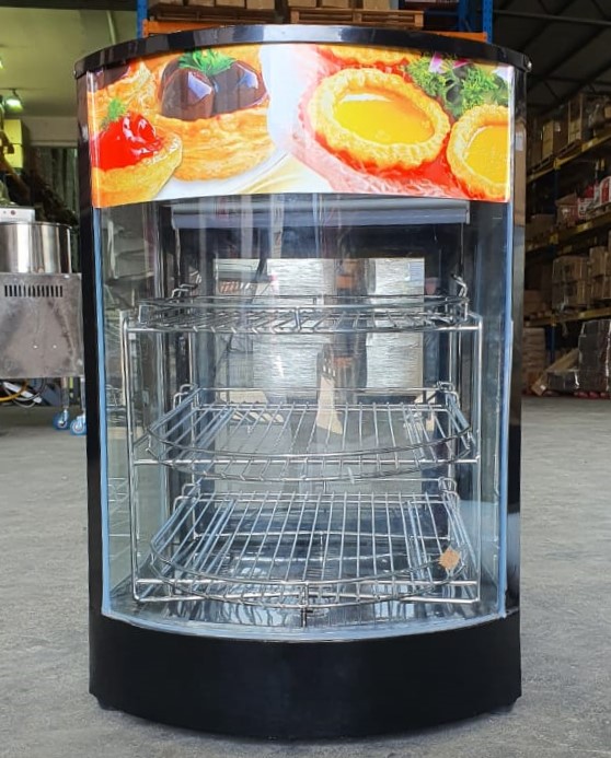 Food Warmer Egg Tart Display Showcase 3 Decks FW-M0017(R) 蛋挞保温展示柜三层